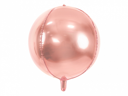 Obrázek k výrobku 21552 - PartyDeco Fóliový balón Guľa ružové zlato (40 cm)