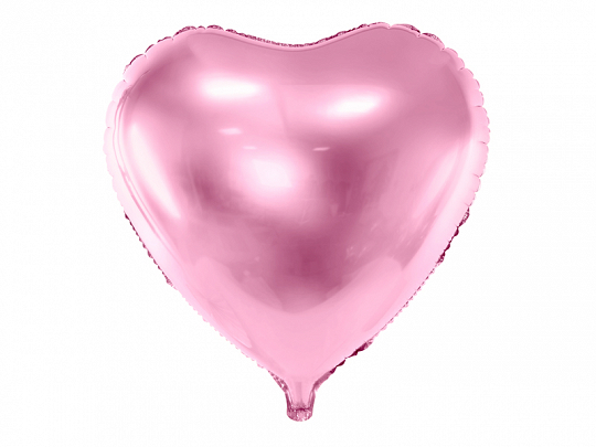 Obrázek k výrobku 21517 - PartyDeco Fóliový balón Srdce ružový 61 cm