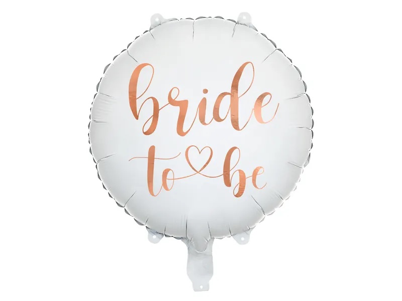 Obrázek k výrobku 22440 - PartyDeco Fóliový balónik \"Bride to be\" biely (35 cm)