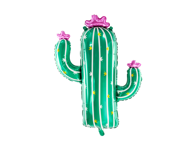 Obrázek k výrobku 21364 - PartyDeco Fóliový balónik Kaktus (60x82 cm)