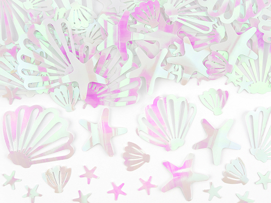 Obrázek k výrobku 21001 - PartyDeco Konfety na párty perleťové morský svet (23 g)