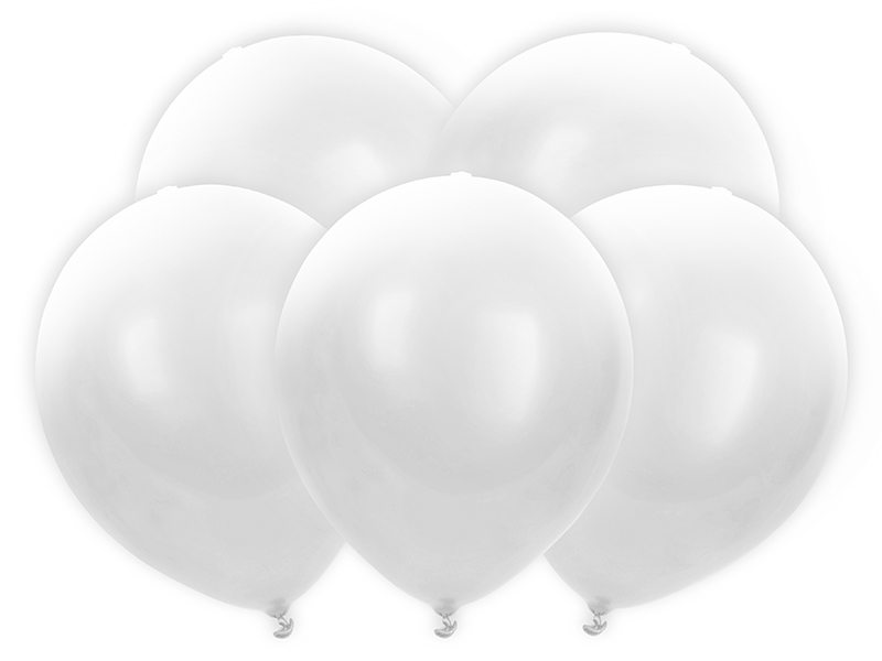 Obrázek k výrobku 20933 - PartyDeco LED balóniky biele  (5 ks)