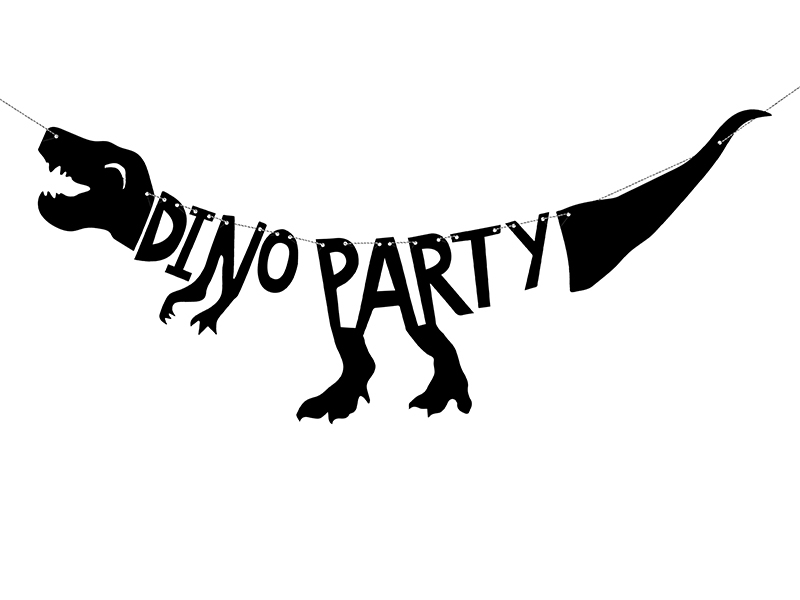 Obrázek k výrobku 20247 - PartyDeco narodeninová girlanda Dinosaurus