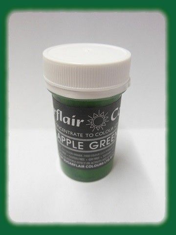Obrázek k výrobku Pastelová gelová barva Sugarflair (25 g) Apple Green