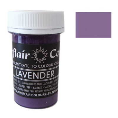 Obrázek k výrobku Pastelová gelová barva Sugarflair (25 g) Lavender