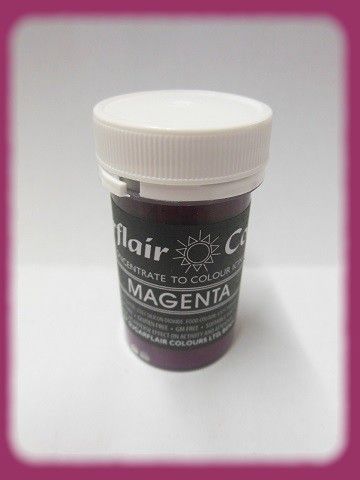 Obrázek k výrobku Pastelová gelová barva Sugarflair (25 g) Magenta