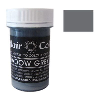 Obrázek k výrobku Pastelová gelová barva Sugarflair (25 g) Shadow Grey