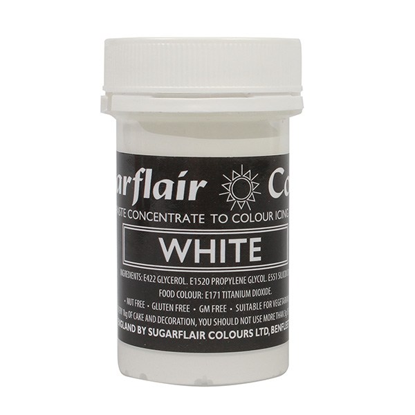 Obrázek k výrobku Pastelová gelová barva Sugarflair (25 g) White