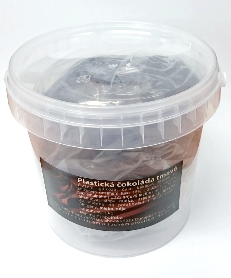 Obrázek k výrobku 17019 - Plastická čokoláda tmavá 1kg