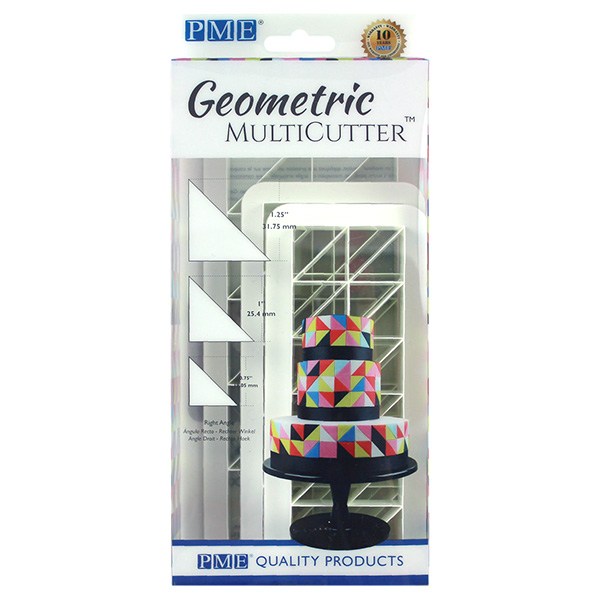 Obrázek k výrobku 13509 - PME geometrická multivykrajovátka Pravoúhlé trojúhelníky (3 ks)