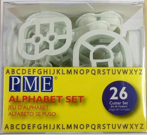 Obrázek k výrobku PME plastová vykrajovátka Abeceda (26 ks)