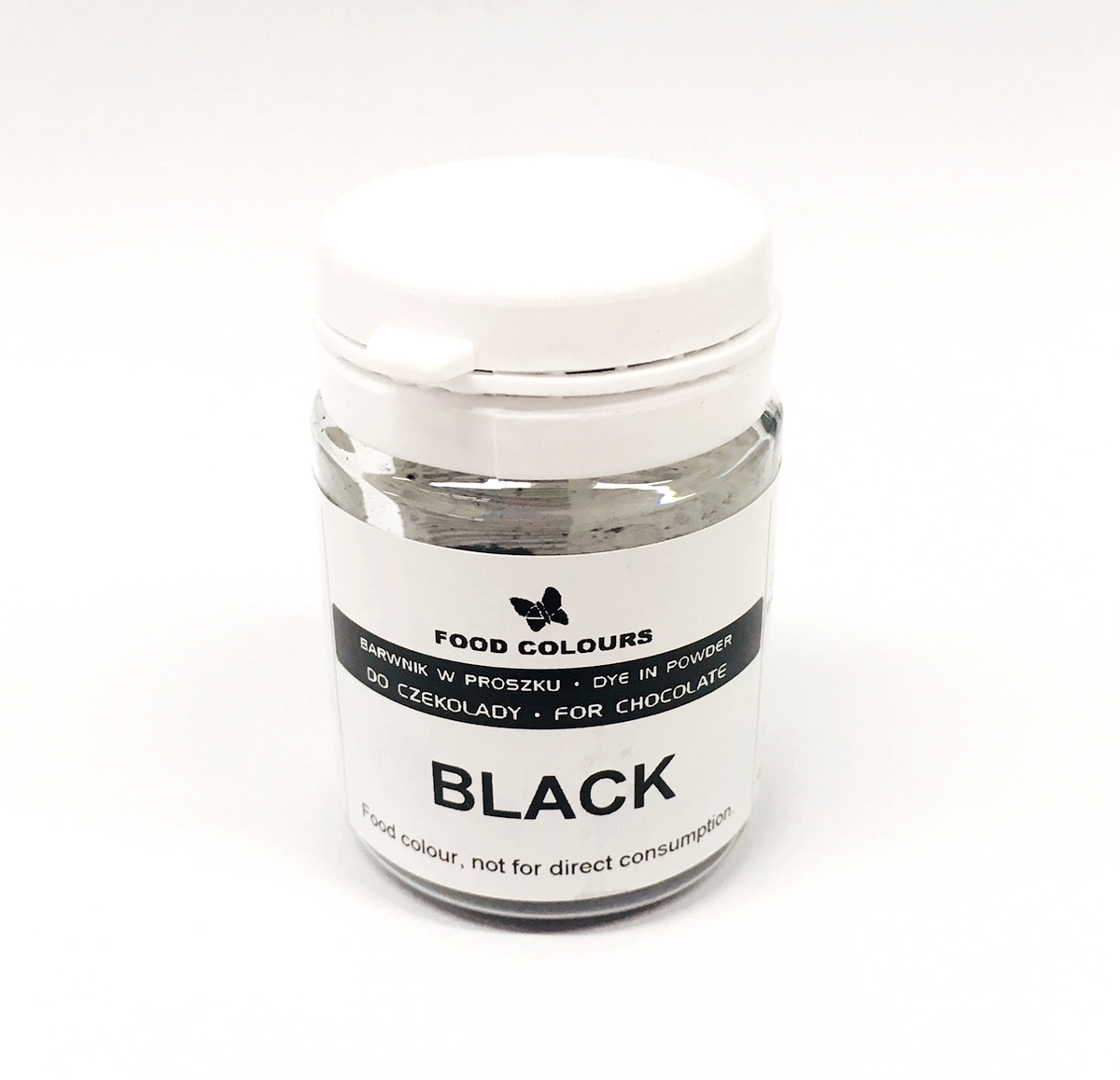 Obrázek k výrobku 14506 - Prášková barva do čokolády Food Colours Black (20 g)