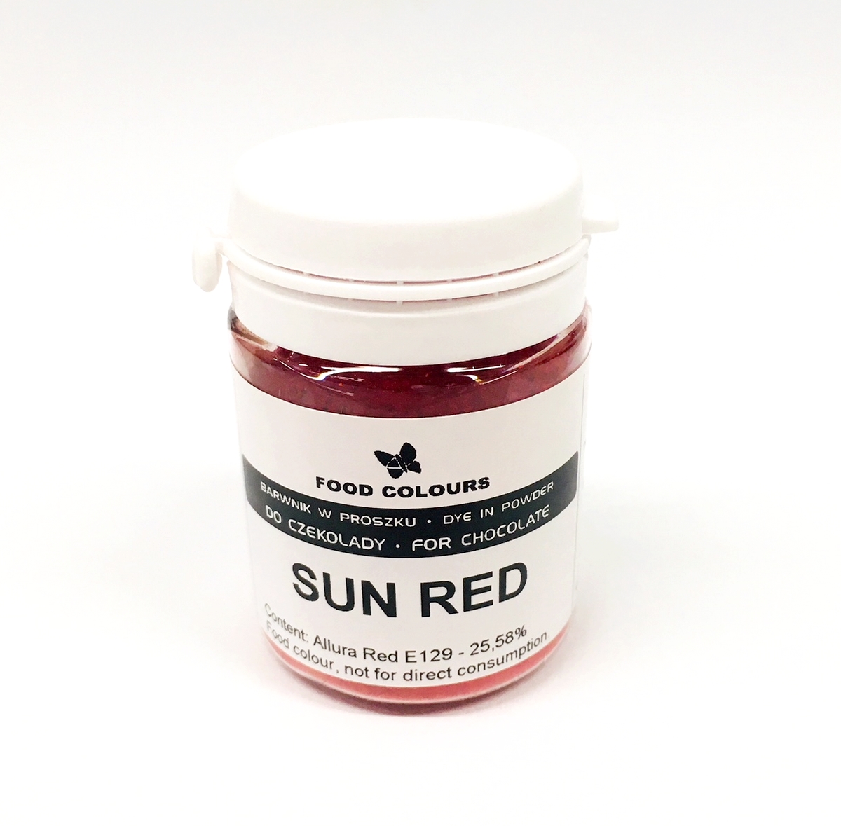 Obrázek k výrobku 14872 - Prášková barva do čokolády Food Colours Sun Red (20 g)