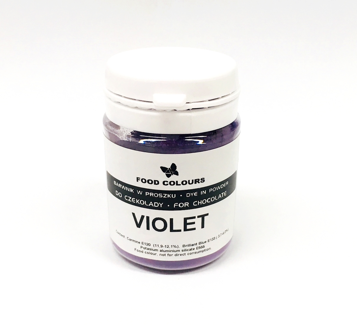 Obrázek k výrobku 14509 - Prášková barva do čokolády Food Colours Violet (20 g)
