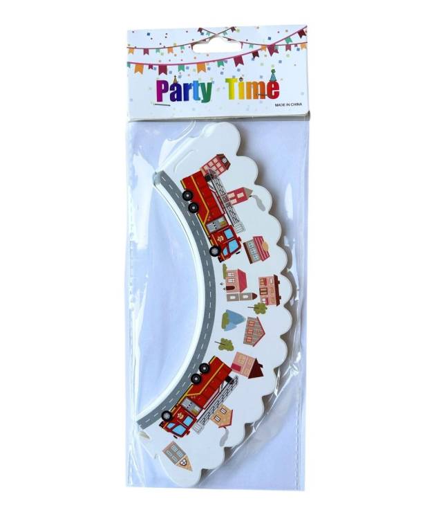 Obrázek k výrobku 27368 - Prebaly na muffiny Hasicke auta (10 ks)