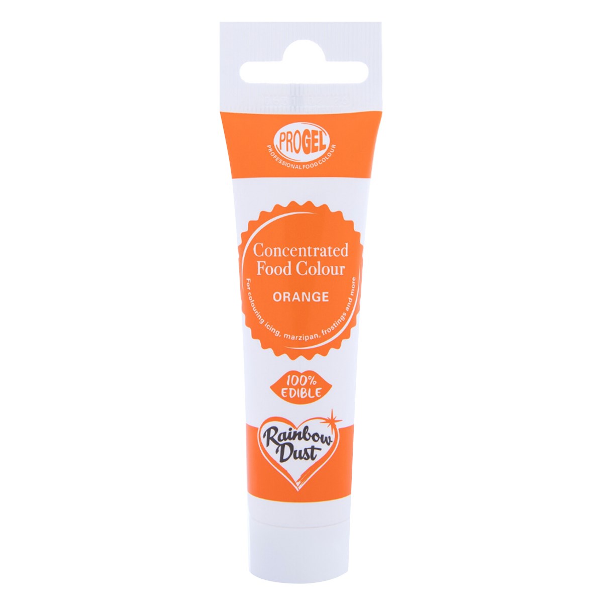 Obrázek k výrobku 21910 - Rainbow Dust ProGel® Koncentrovaná potravinárska farba Oranžová 25 g