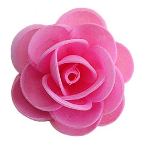 Obrázek k výrobku 23644 - Ružová ruža 4,5cm (3ks)