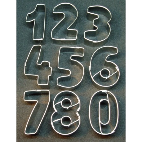 Obrázek k výrobku 26967 - Sada vykrajovačiek – Čísla