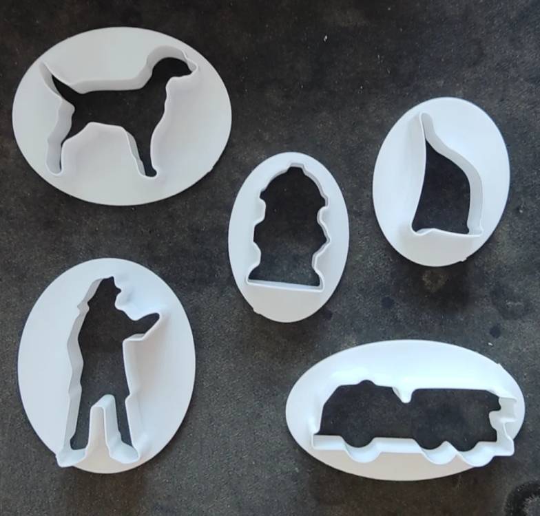 Obrázek k výrobku 27210 - Sada vykrajovačov Venčenie psa (5 ks)