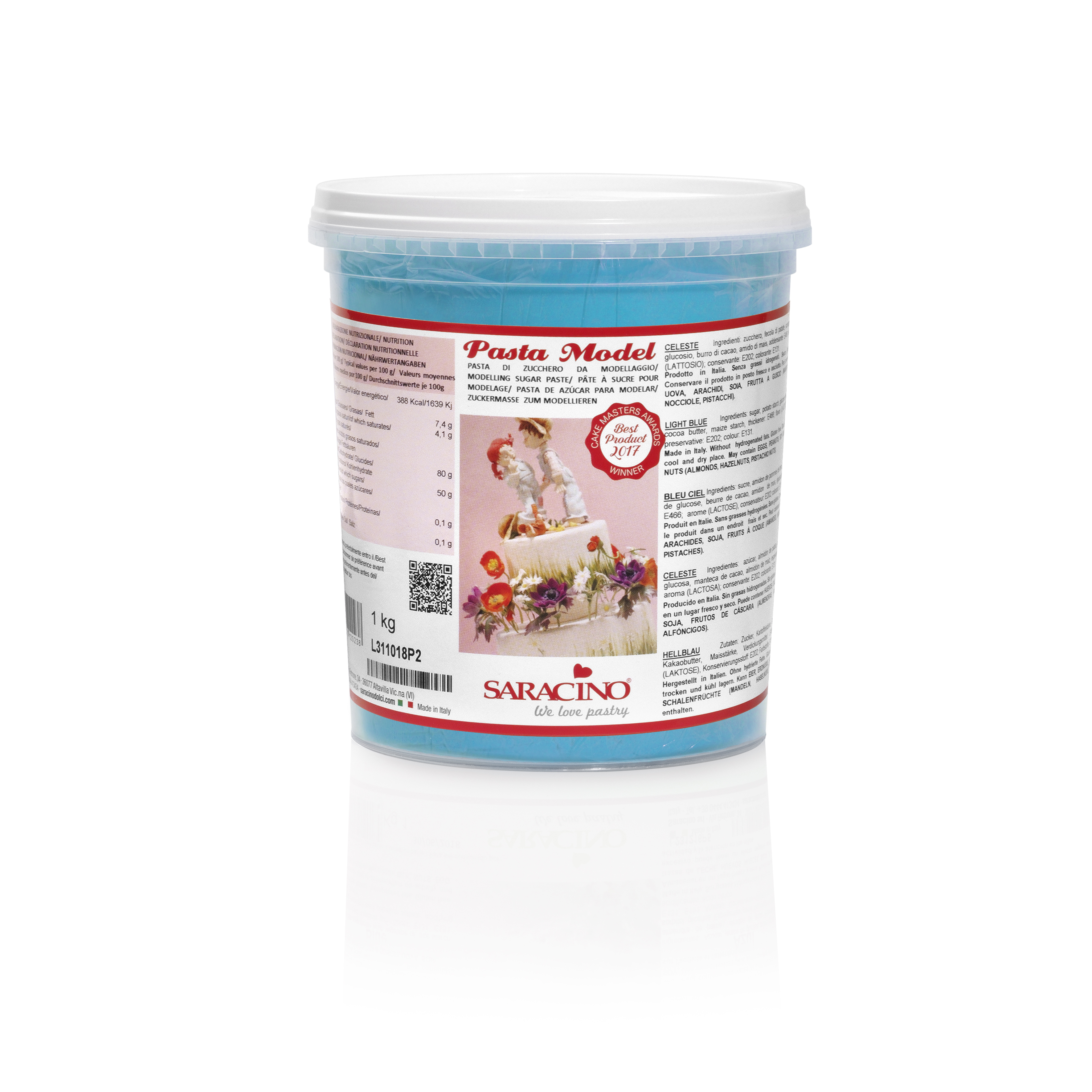 Obrázek k výrobku 18727 - Saracino Modelovacia hmota svetlo-modrá (1 kg)