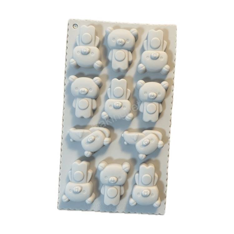 Obrázek k výrobku 27036 - Silikónová forma Medvedíky (na 11 ks)