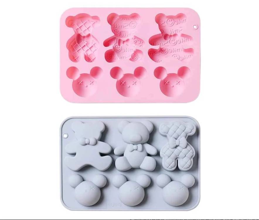 Obrázek k výrobku 27035 - Silikónová forma Medvedíky (na 6 ks)