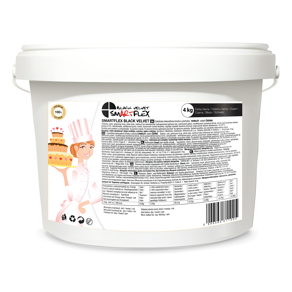 Obrázek k výrobku 19331 - Smartflex Black Velvet Vanilka 4 kg