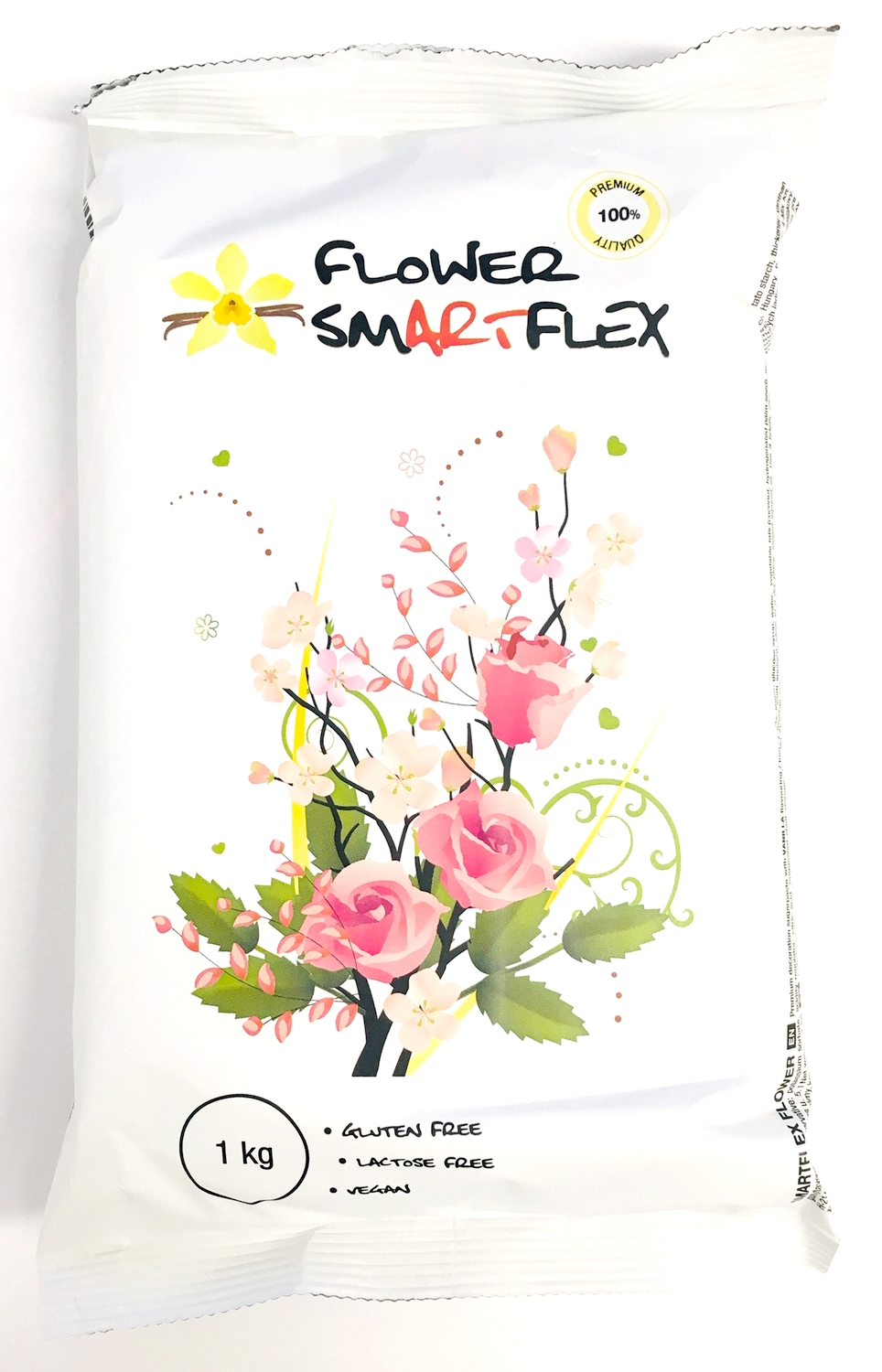 Obrázek k výrobku 17405 - Smartflex Flower Vanilka (1 kg) v sáčku modelovacia hmota na výrobu kvetin
