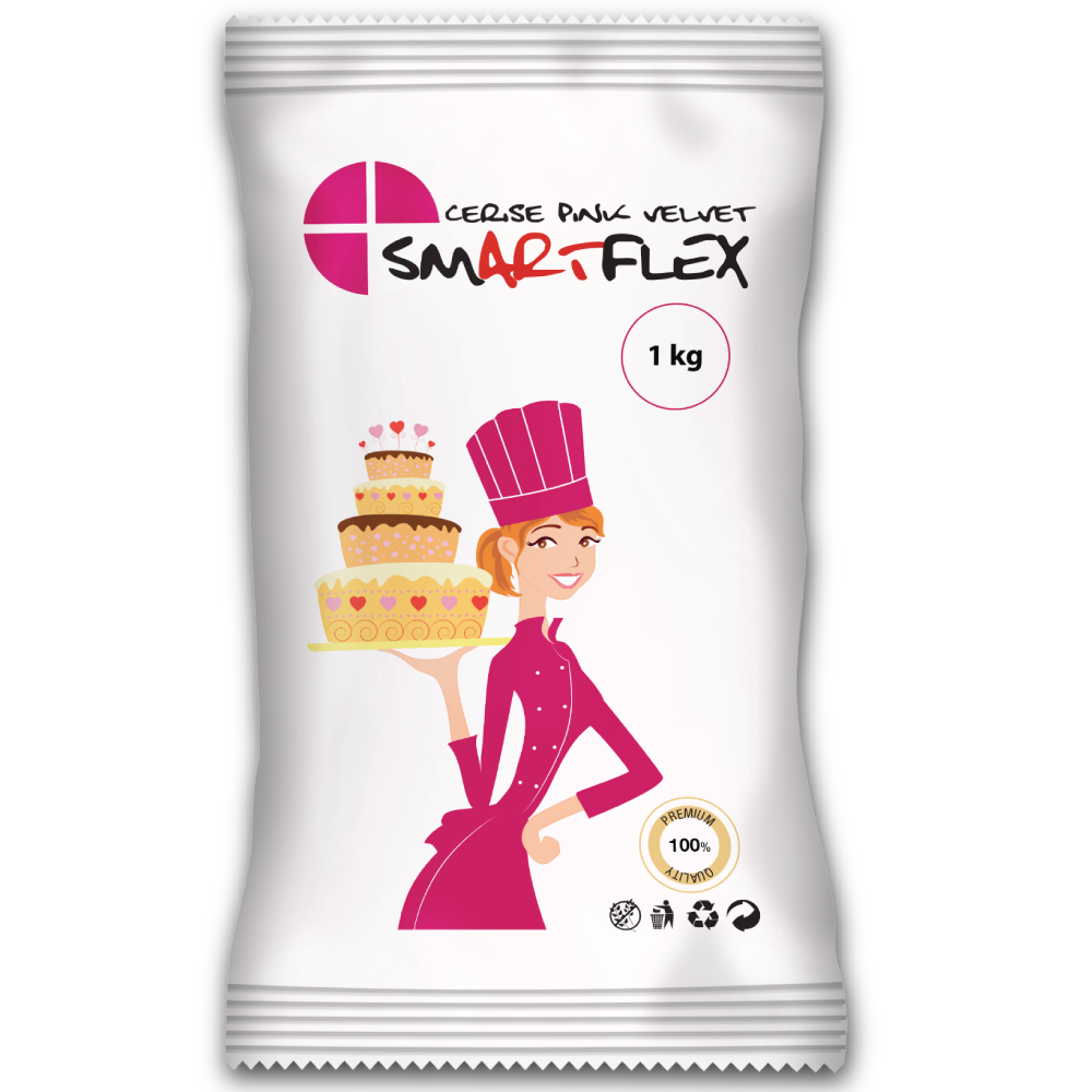 Obrázek k výrobku 16220 - Smartflex Velvet Vanilka (Cerise Pink) Fuchsiová v sáčku (1 kg)