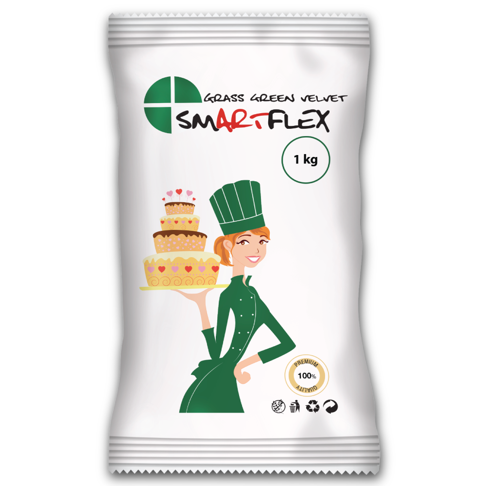 Obrázek k výrobku 16233 - Smartflex Velvet Vanilka (Grass green) Trávová v sáčku (1 kg)