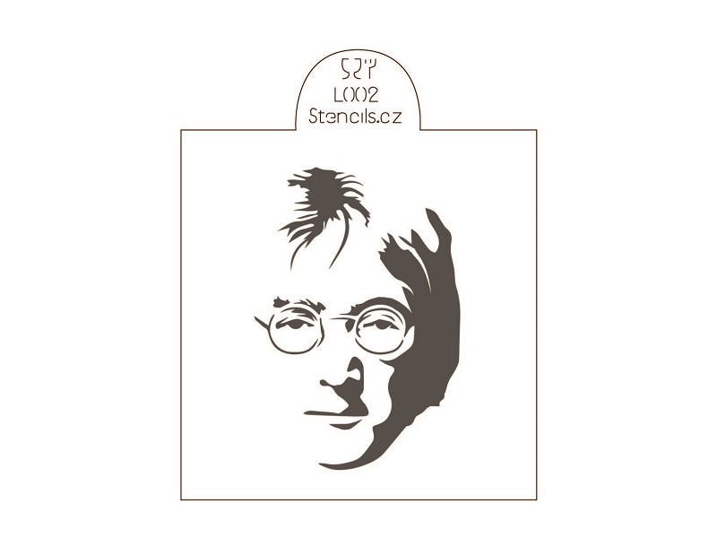 Obrázek k výrobku 16478 - Stencil John Lennon