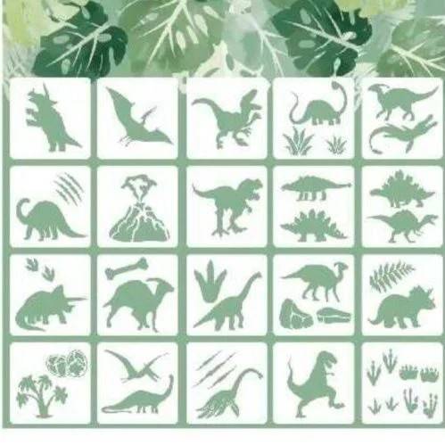 Obrázek k výrobku 27202 - Stencily Dinosaury (20 ks)