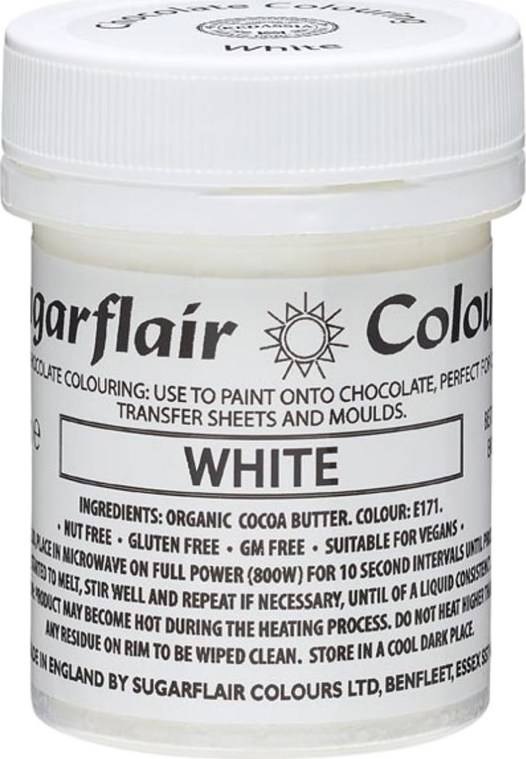 Obrázek k výrobku 23435 - Sugarflair Farba do čokolády- White 35g
