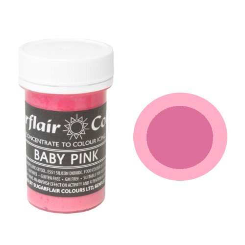 Obrázek k výrobku 19011 - Sugarflair Pastelová gélová farba Baby Pink (25 g)