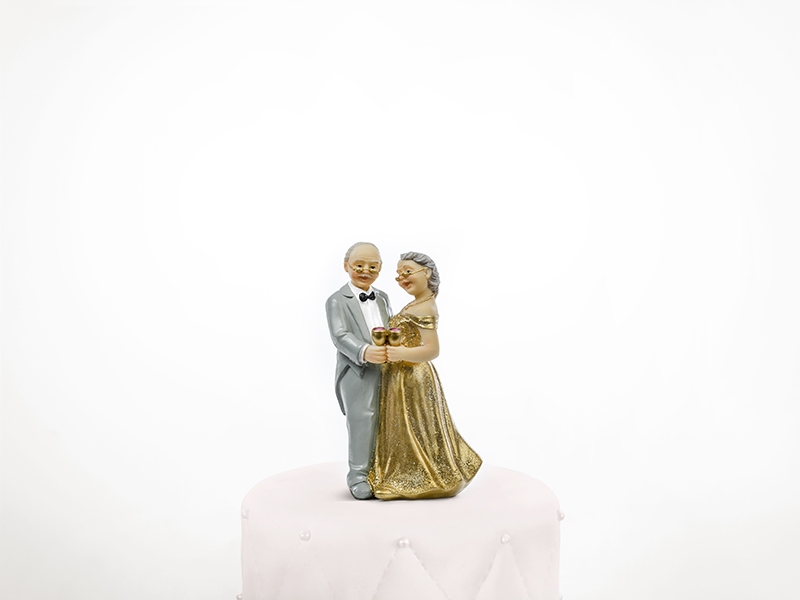 Obrázek k výrobku Svatební figurka Zlatá svatba