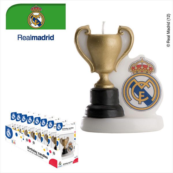 Obrázek k výrobku 16714 - Sviečka FC Real Madrid znak