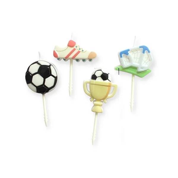 Obrázek k výrobku 27352 - Sviečky Futbal (4 ks)