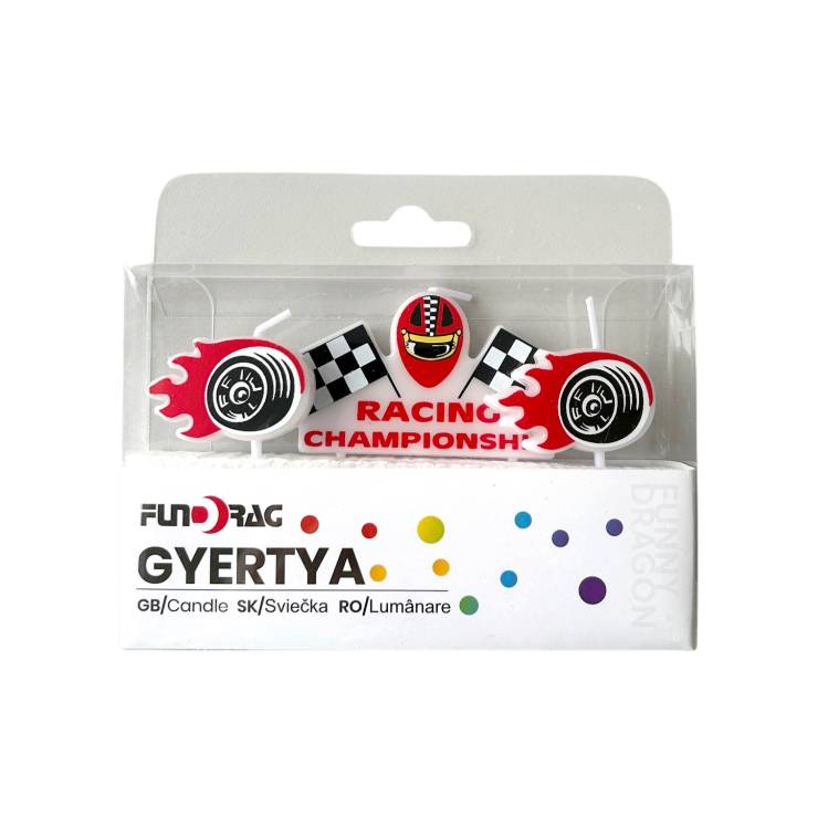 Obrázek k výrobku 27360 - Sviečky Preteky (3 ks)