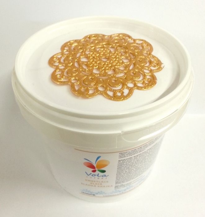 Obrázek k výrobku Sweet Lace sladká krajka zlatá (200 g)