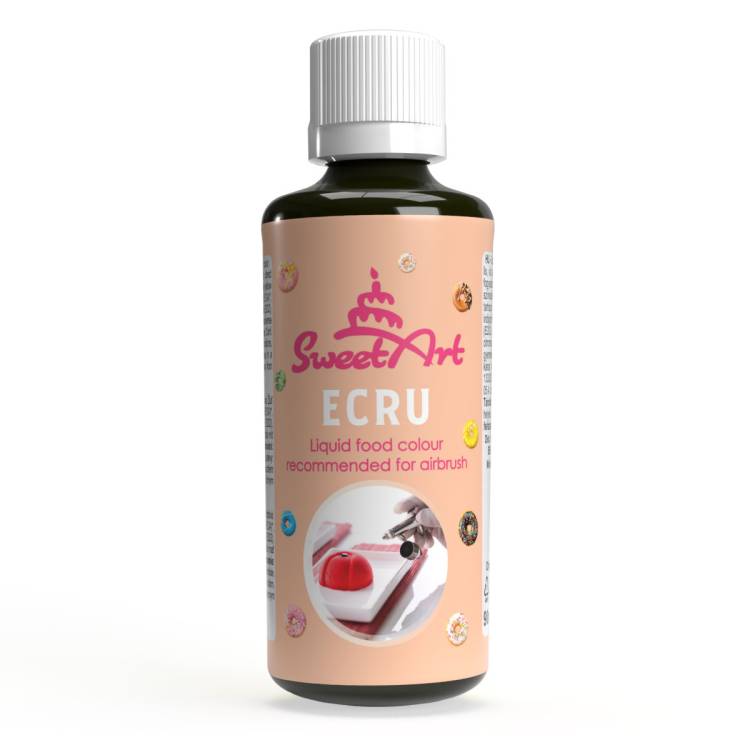 Obrázek k výrobku 25930 - SweetArt airbrush farba tekutá Ecru (90 ml)