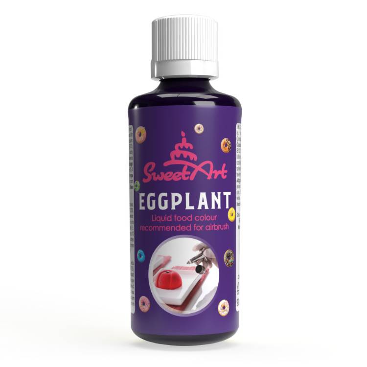 Obrázek k výrobku 25937 - SweetArt airbrush farba tekutá Eggplant (90 ml)