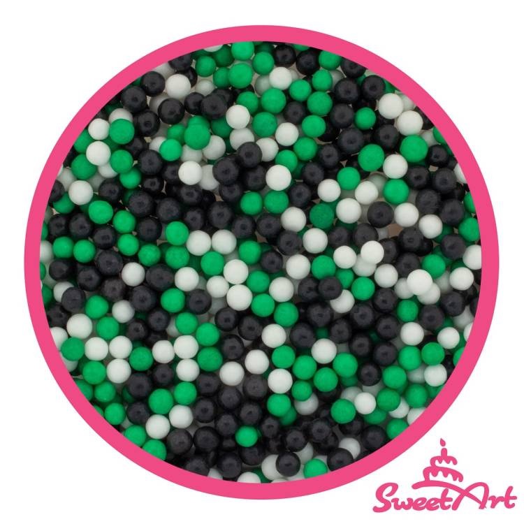 Obrázek k výrobku 24563 - SweetArt cukrové perly Football mix 5 mm (1kg)