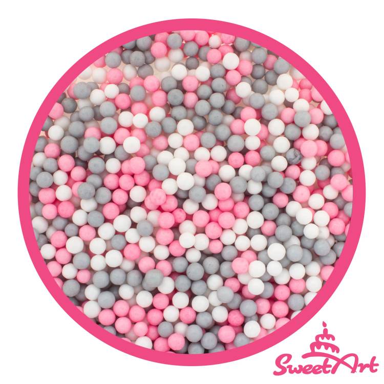 Obrázek k výrobku 24757 - SweetArt cukrové perly Kitty mix 5 mm (80 g)