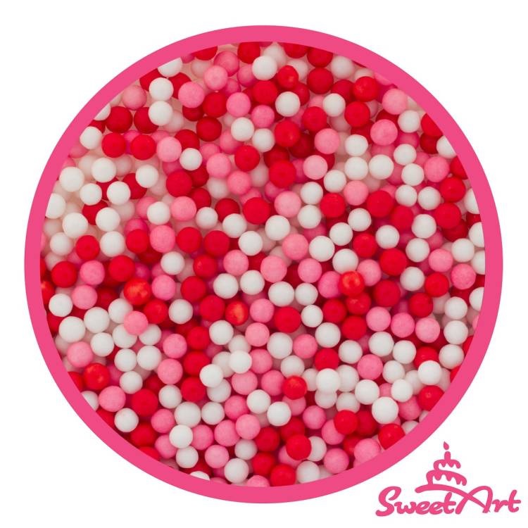 Obrázek k výrobku 24580 - SweetArt cukrové perly Love mix 5 mm (80 g)