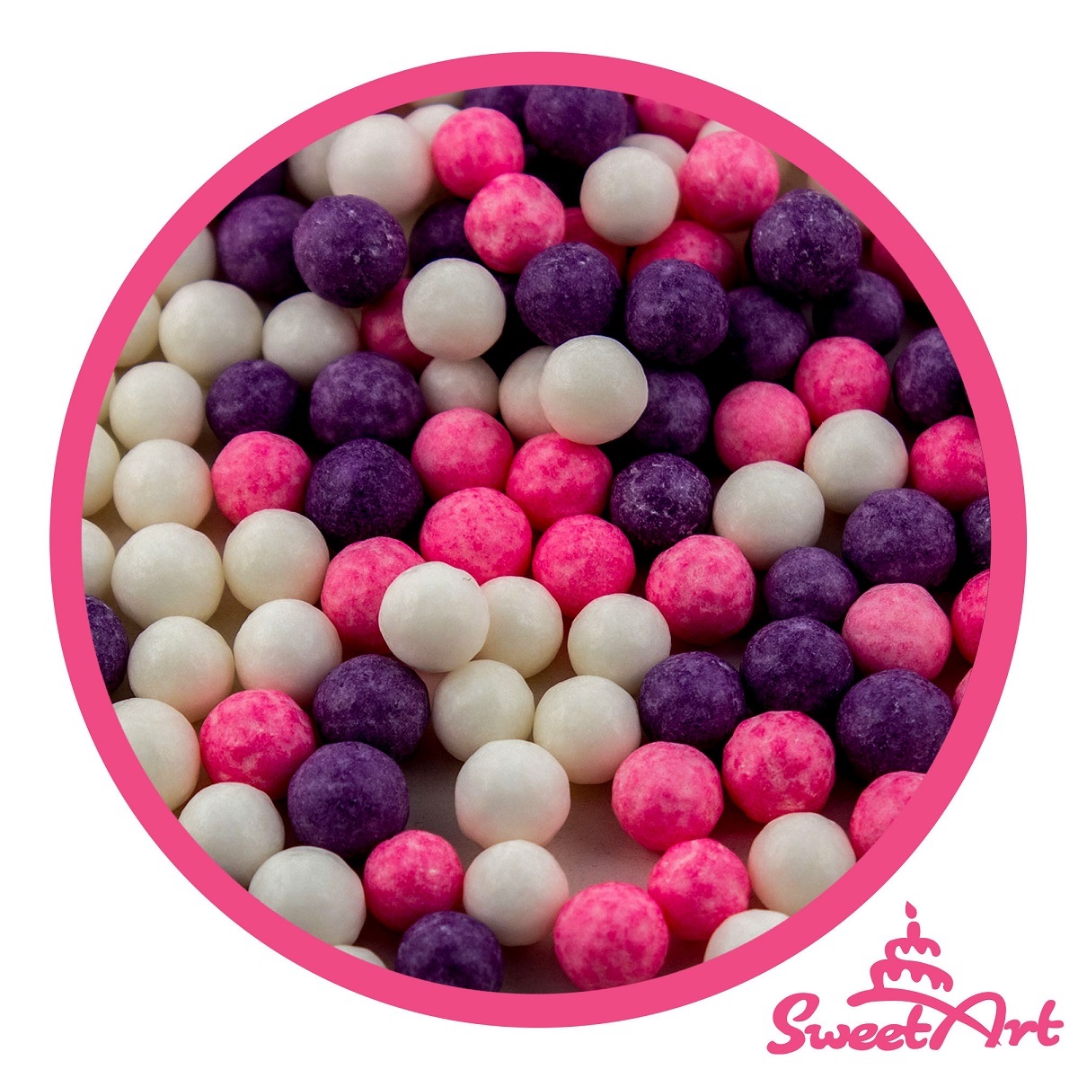 Obrázek k výrobku 24251 - SweetArt cukrové perly Princess mix 7mm(1kg)