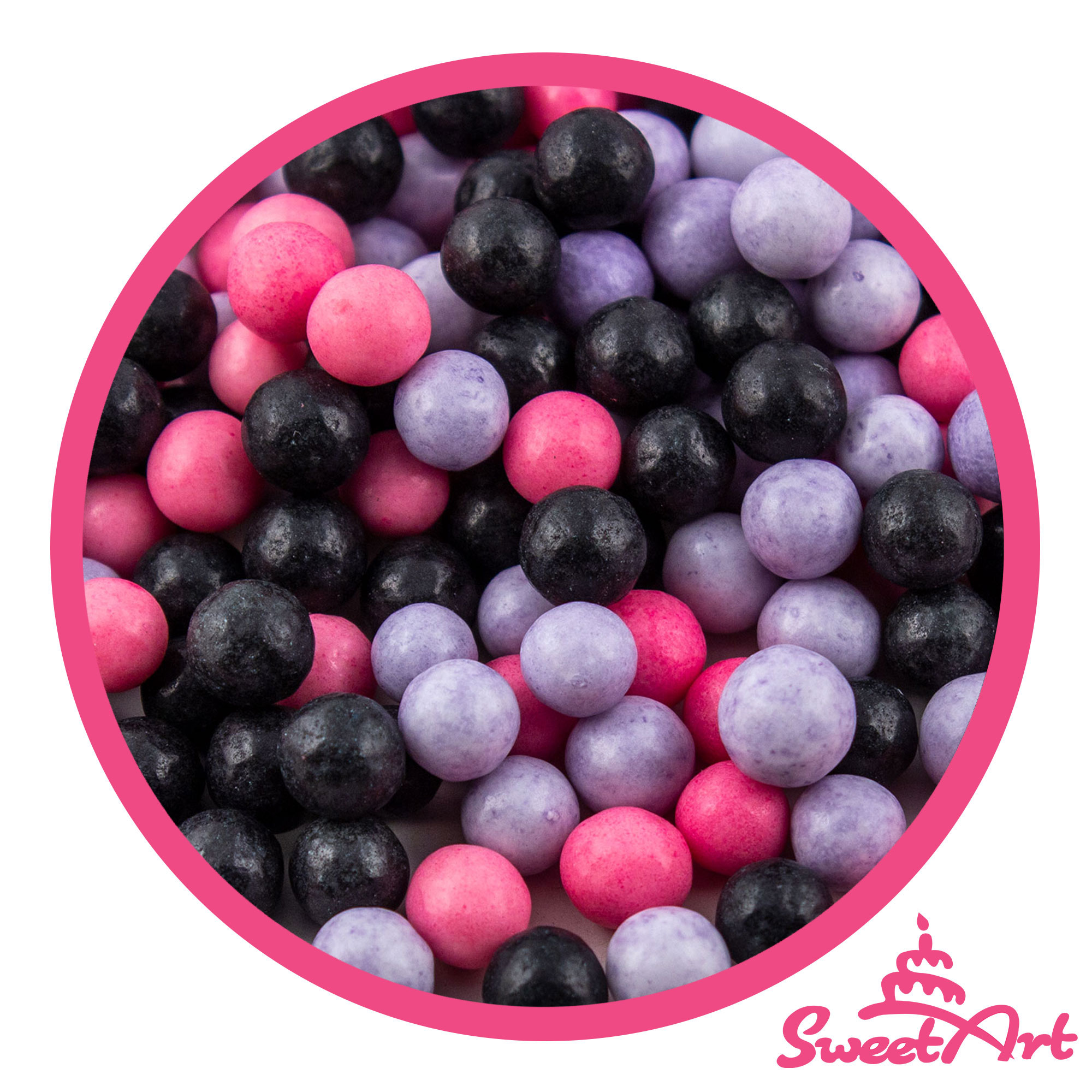 Obrázek k výrobku 24646 - SweetArt cukrové perly Vampy mix 7 mm (80 g)