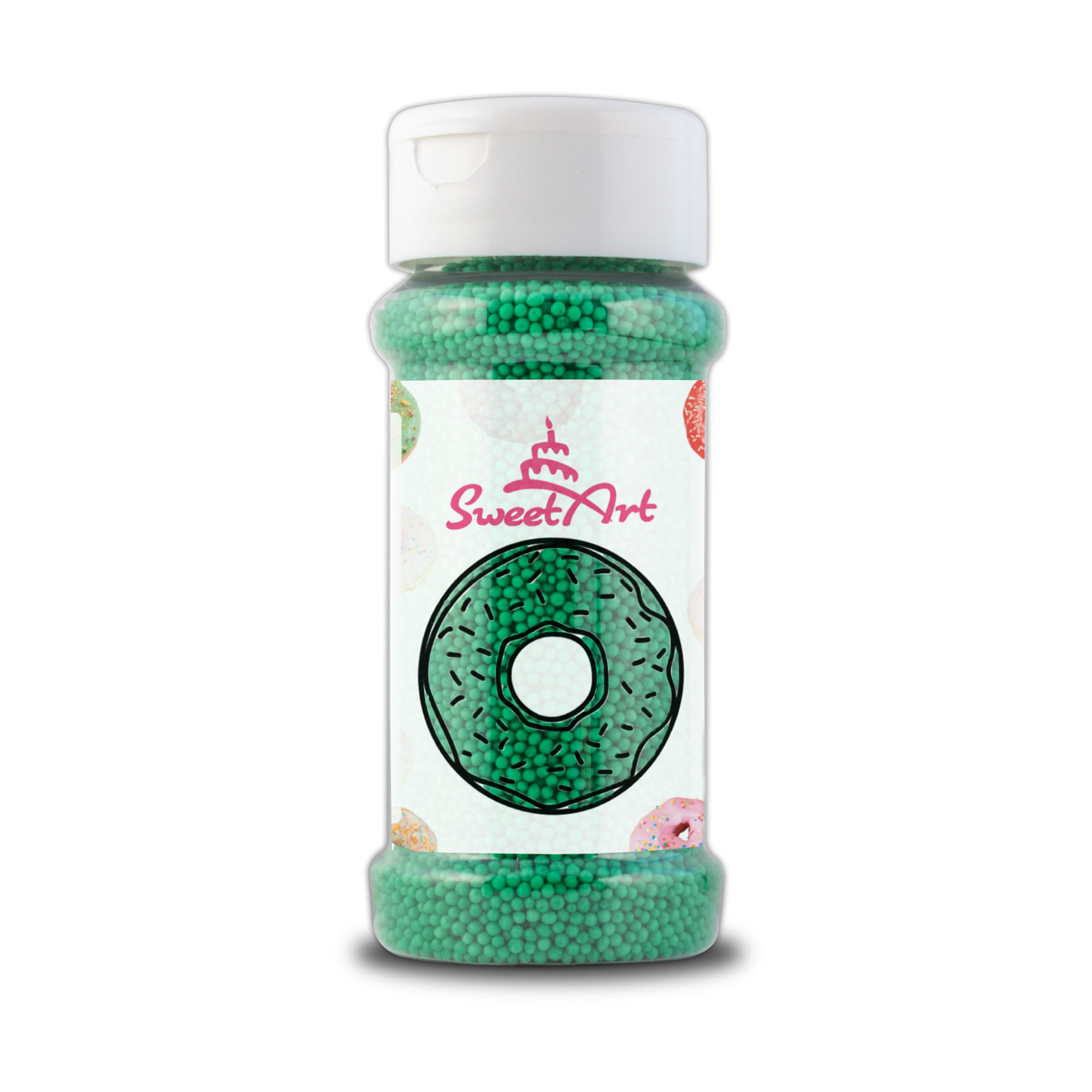 Obrázek k výrobku 24648 - SweetArt cukrový máčik vianočne zelený (90g)