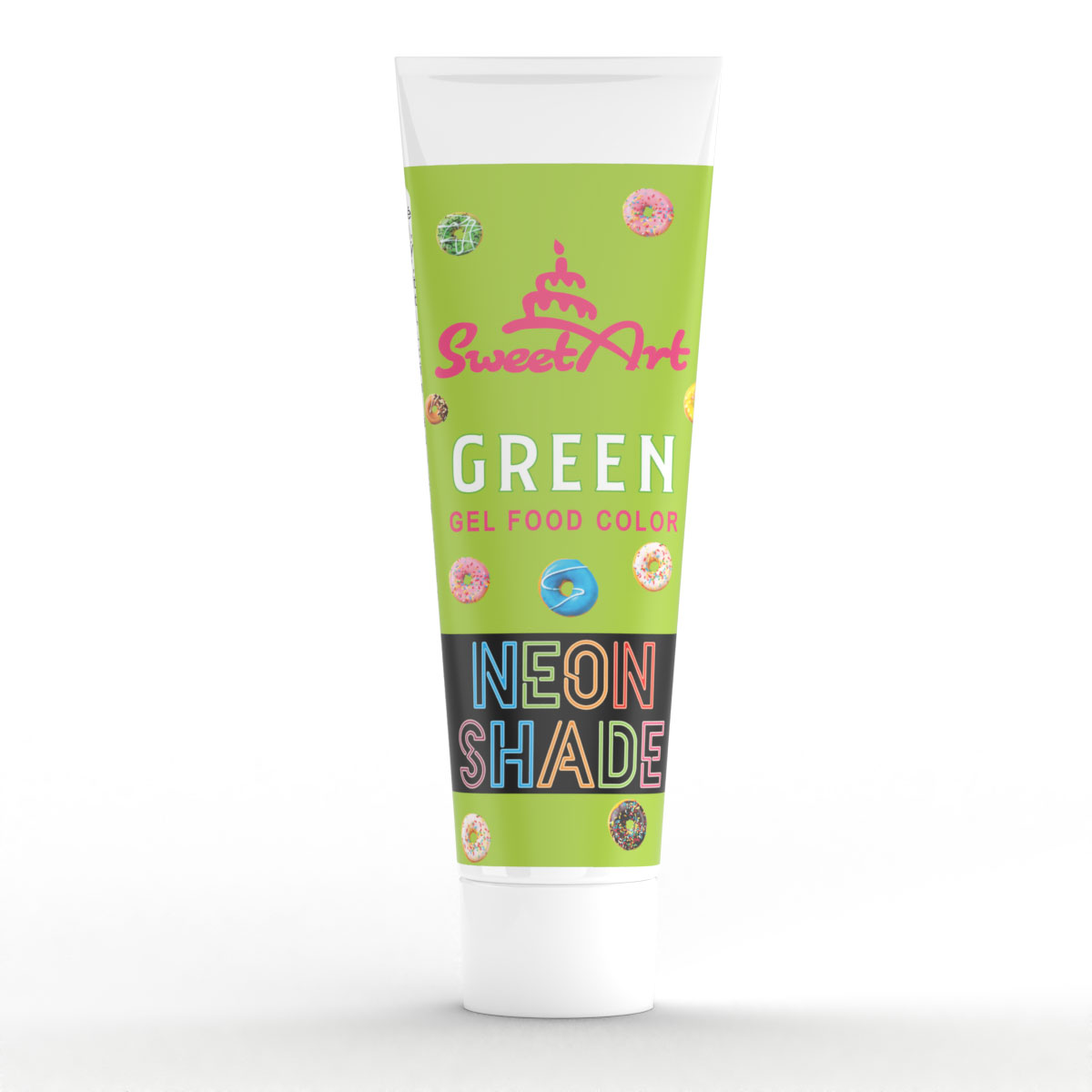 Obrázek k výrobku 24539 - SweetArt gélová farba neonová efekt Green (30g)