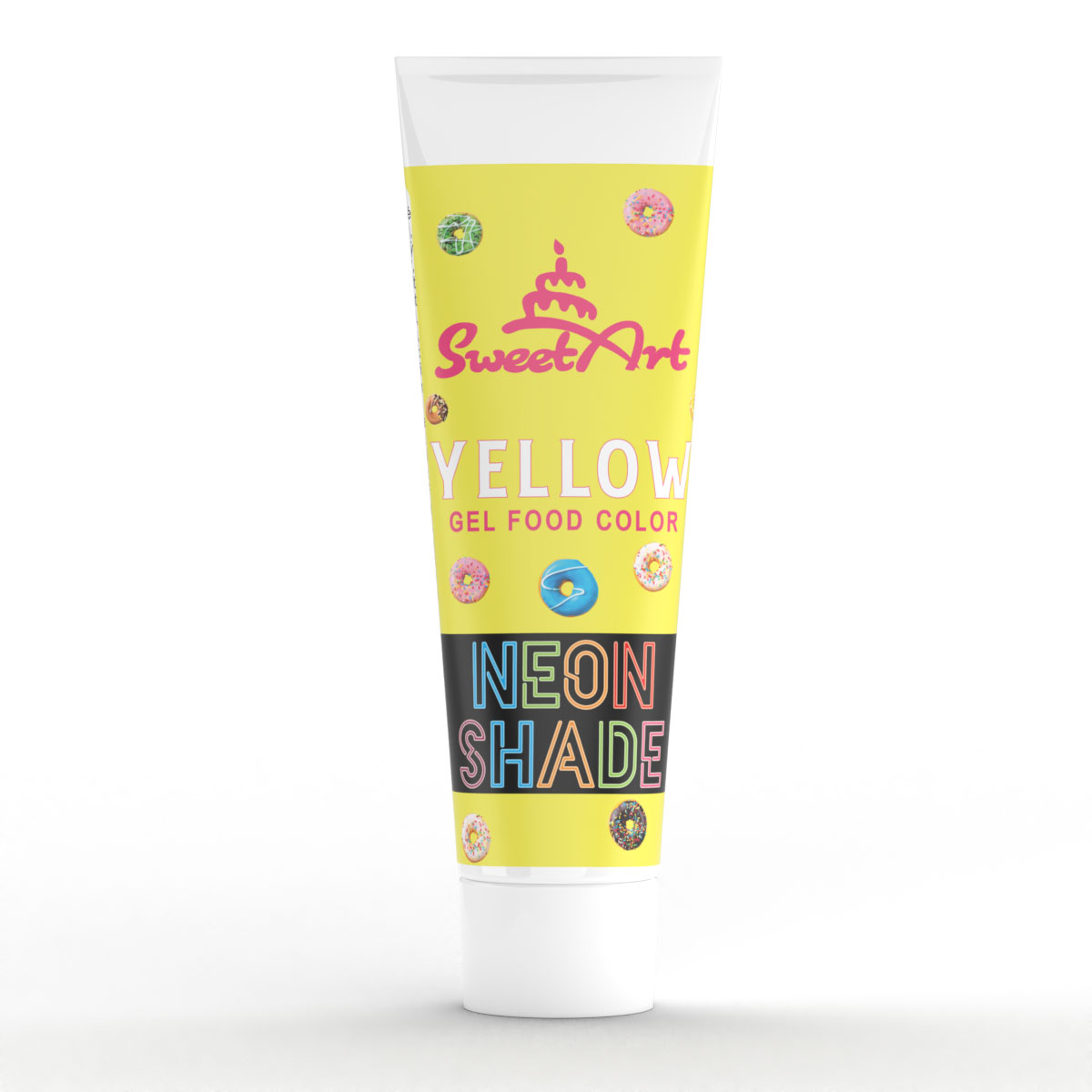 Obrázek k výrobku 24550 - SweetArt gélová farba neonová efekt Yellow (30g)