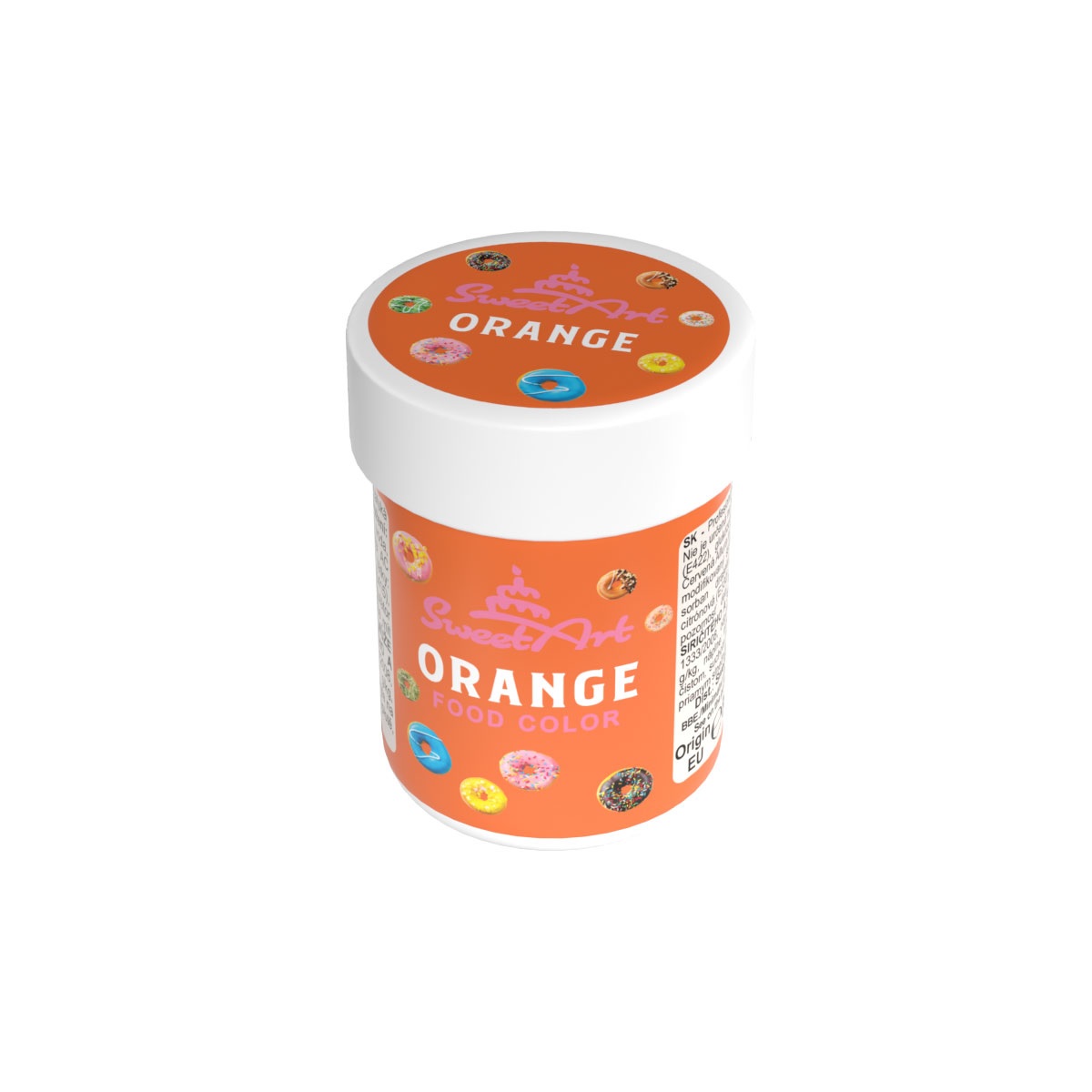 Obrázek k výrobku 24079 - SweetArt gélová farba Orange (30 g)